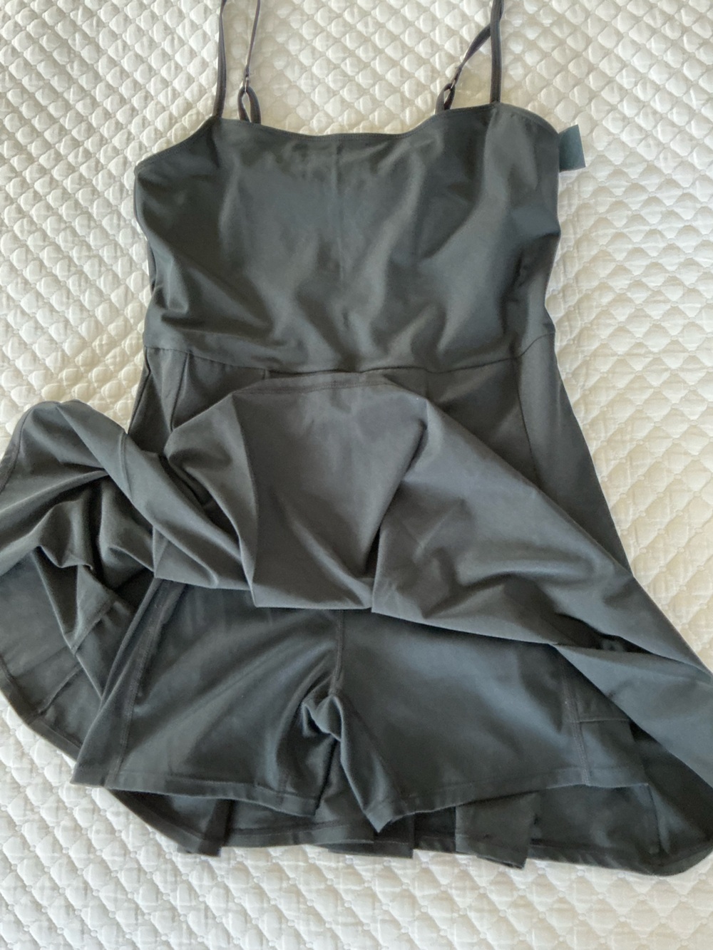 Abercrombie & Fitch Black Pleated Spaghetti Strap Traveler Mini Dress S - Picture 10 of 16
